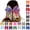Dark Blue, variant on 1PC Gradient Sequins Scrunchies Bowknot Hair Ties Headdress for Girls