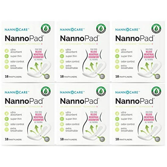 NannoPad Protège-Dessous (Lot de X, XX Serviettes) - Fins et Respirants pour un Usage Quotidien - Fabriqués en Coton Biologique - Réduisent les Odeurs, les Bactéries et l'Inconfort Menstruel
