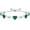 May-Emerald Green, variant on Infinity Heart Shaped Birthstones Adjustable Bracelet 925 Sterling Silver Gemstone Bolo Bracelet Anniversary Birthday Jewelry for Women