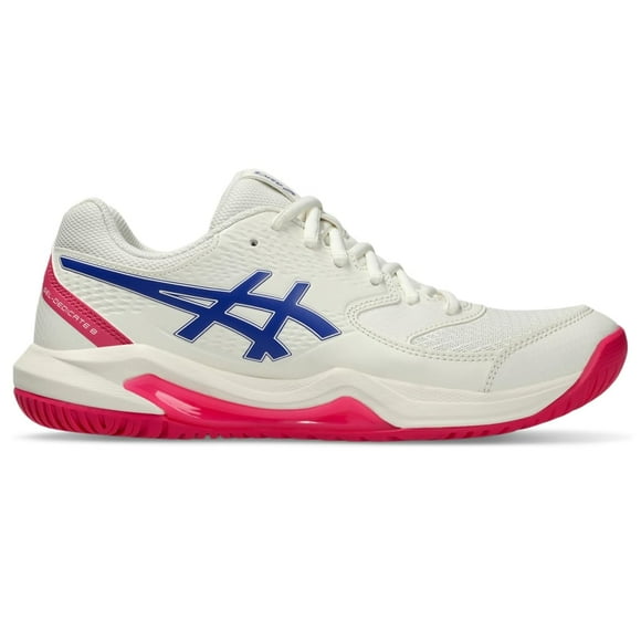 Zapatillas de Tenis ASICS Gel-Dedicate 8 para Mujer Talla 8 Ancha Color Crema