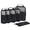 Black, variant on BAGSMART 6 Set Compression Packing Cubes for Travel, Expandable Luggage Packing Organizer Bags, Durable Space Saver Bags Travel Essentials, Black