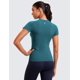 thumbnail image 2 of Remera CRZ YOGA sin costuras para correr, manga corta, talla XL, 2 of 6