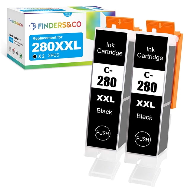 Recambio de tinta F FINDERS&CO 280XXL PGBK para Canon PGI-280