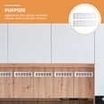 thumbnail image 2 of IFANLANDOR 2pcs Aluminium Vents Simple Heat Dissipation Cover Silver, 2 of 7
