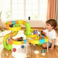 thumbnail image 5 of Clickrail Electric Train Set Flexible Race Track, Electric Train with Magnetic Tracks, Building Blocks with 360° Loops/Bridges, Gravity-Defying 3d Embedded Layouts & Motorized Car for Kids (105PCS), 5 of 7