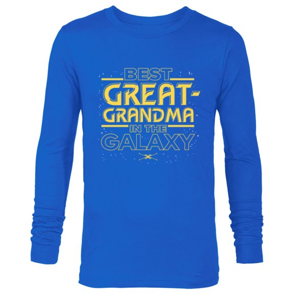 Star Wars Best Great-Grandma in the Galaxy Mother’s Day - Long Sleeve T-Shirt for Men - Customized-Navy
