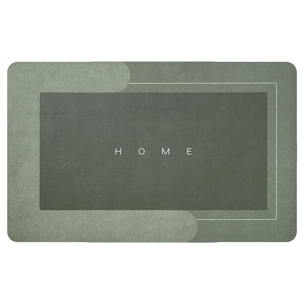 Xihbxyly Alfombra Superabsorbente, Suave y Antideslizante para Baño, de Secado Rápido, para Cocina, Resistente a Las Manchas de Aceite, Ideal para La Entrada de La Sala de Estar y El Dormitorio. Como