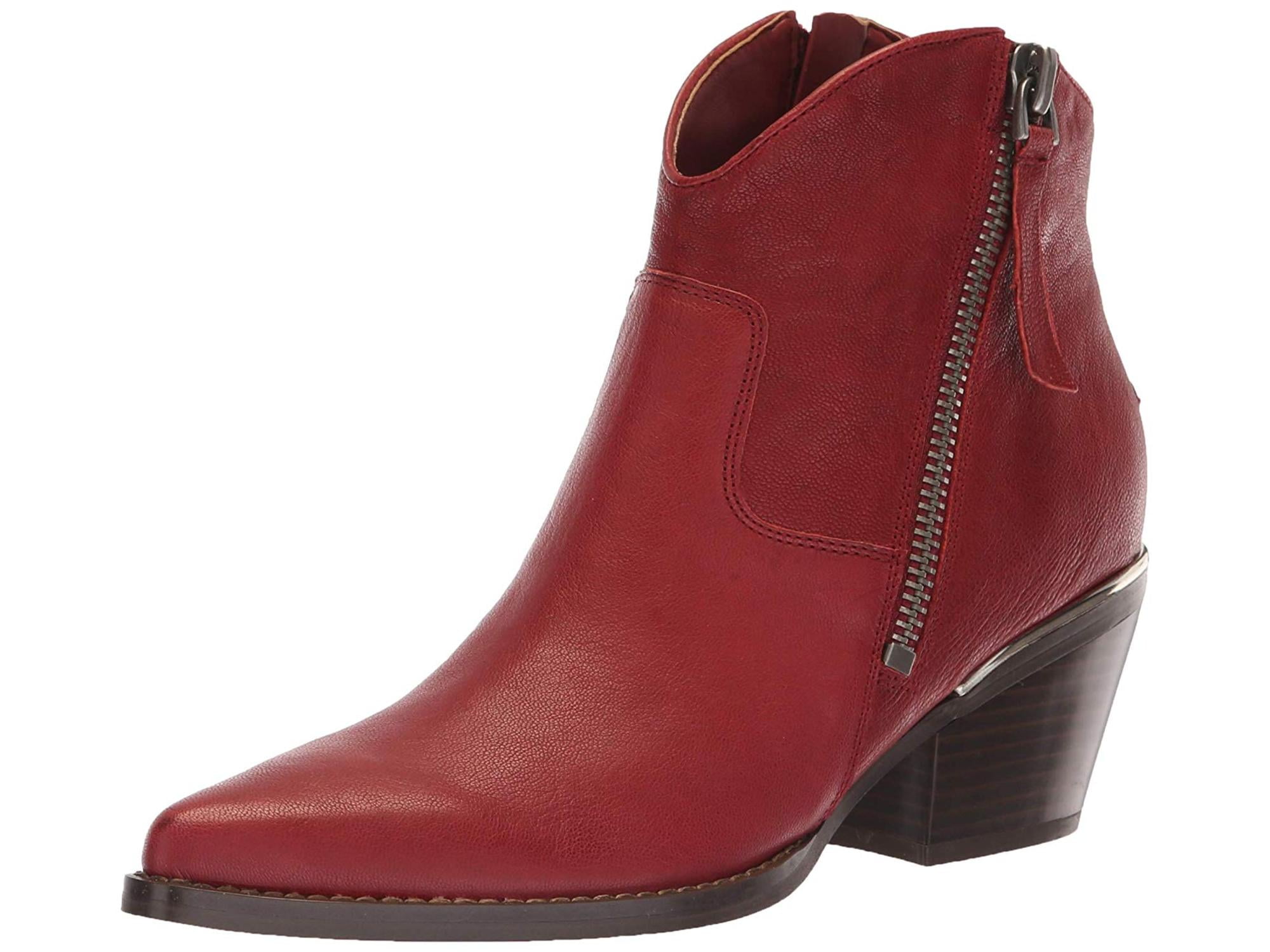 Guess Womens NALONY Leather Pointed Toe Ankle Chelsea Boots