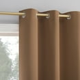 thumbnail image 2 of Sun Zero Nolan 1-Piece Energy Saving Blackout Grommet Curtain Panel, 40"X95", Sunbaked Brown, 2 of 9