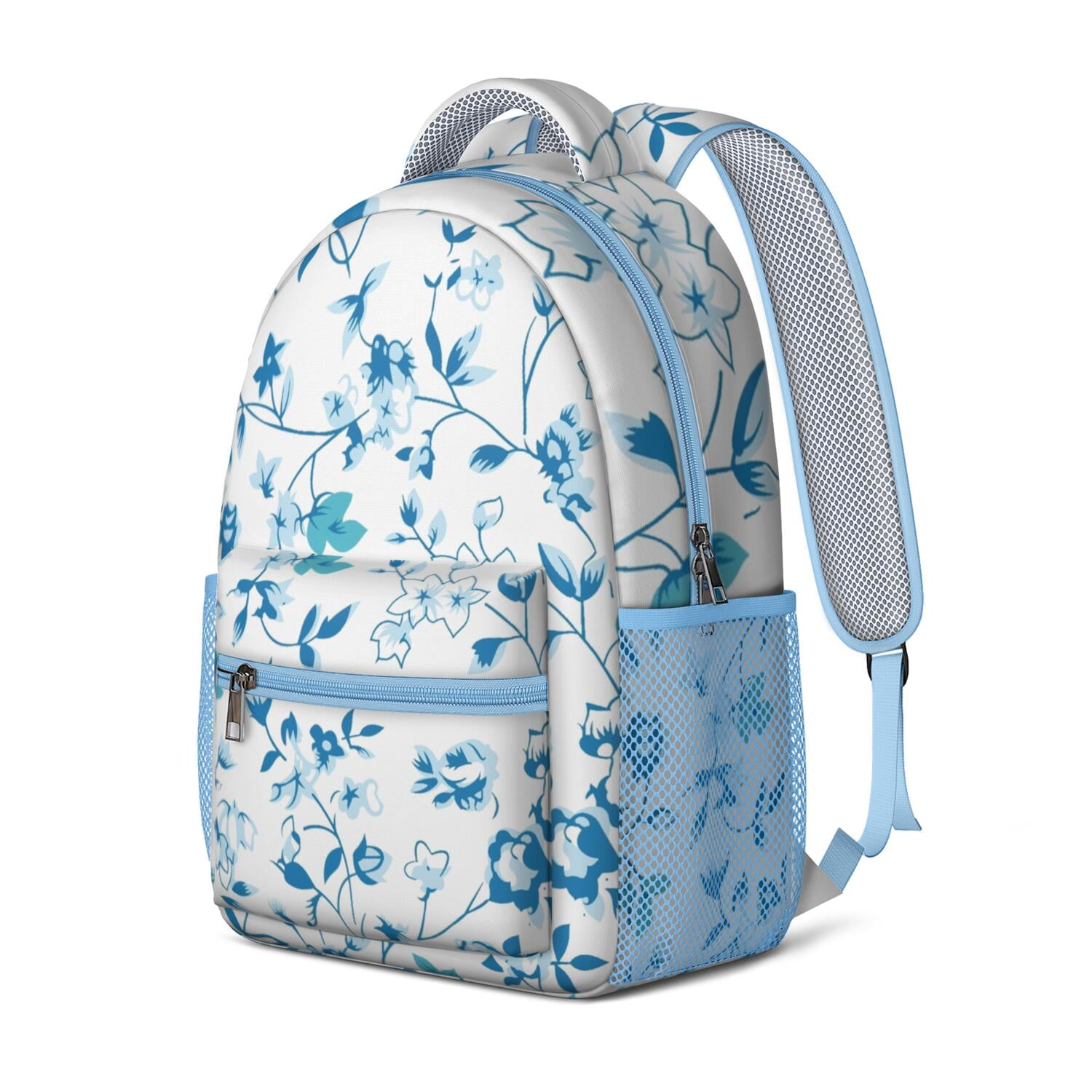 Spring Floral Design Student Backpack - Durable Ergonomic Backpack for Teens