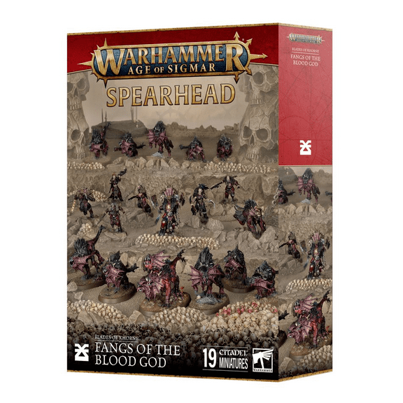 Games Workshop - Warhammer Age of Sigmar - Blades of Khorne - Fangs of the Blood God Spearhead