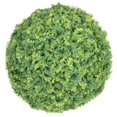 thumbnail image 1 of Vickerman FI181402 9 in. Green Mini Leaf Ball with UV Protected, 1 of 2