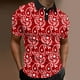 thumbnail image 2 of Pack Playeras Hombre Moda Hombre Primavera Verano Casual Manga Corta Cuello Vuelto Camisetas Estampadas Blusa Superior, 2 of 5