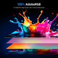 thumbnail image 3 of Monitor portátil UPERFECT 15.6" 4K QLED 400 nits AdobeRGB, 3 of 7