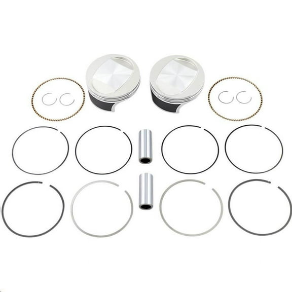 Wiseco K0210PS Tracker Series Piston Kit (103ci.) - Standard Bore, 10.5:1 Compression