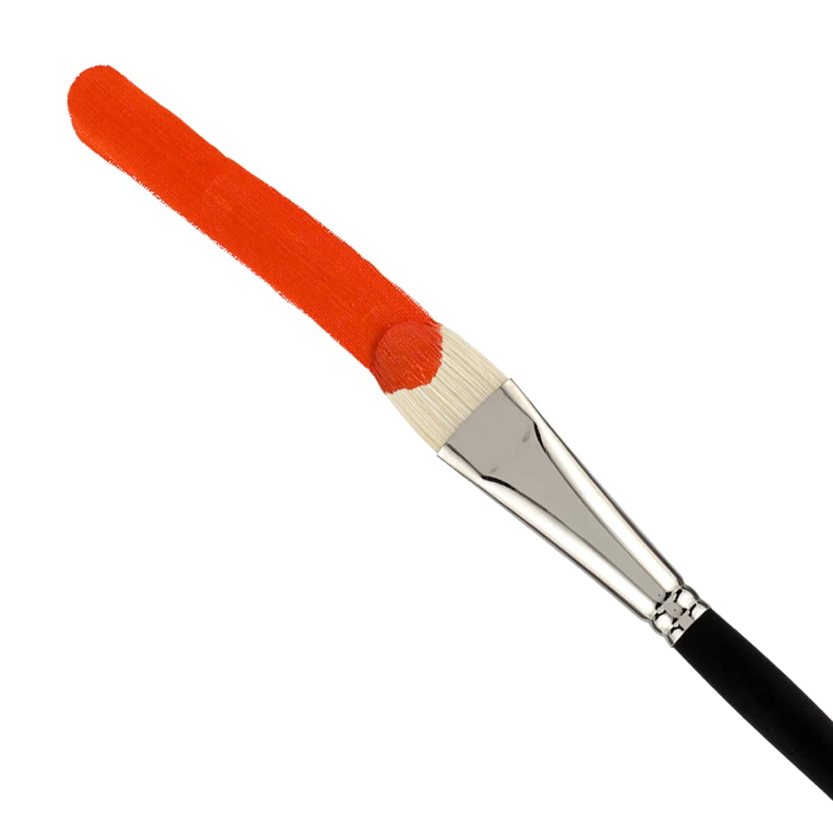 Creative Mark Pro Stroke Premium White Chungking Hog Bristle Artist Paint Brush -Filbert # 20 - 2 Pack -Natural Bristle Brush w/ Great Control Suitable for Oils, Watercolors, Acrylics, Alkyds, Caseins