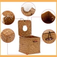 thumbnail image 4 of Tissue Box Square Tissue Holder Seagrass Tissue Box Cover Woven Tissue Box Holder Decorative Tissue Cover for Bathroom Tissue Box Cover Cube for Home Office Table Counter,5.51 x 5.51 x 5.51inch, 4 of 6