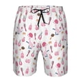 thumbnail image 3 of Goofa Cute Poodle Dog Printed Mens Swim Trunks Summer Quick Dry Short Beach Swimwear Bathing Suits-Small, 3 of 9