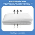 thumbnail image 2 of Delta Children Breathable Crib Mattress Pad Cover - 100% Breathable Mattress Pad Cover for Cribs - Elastic Edges for Secure, Universal Fit - Machine Washable - 1 Pack, White, 2 of 9