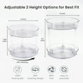 thumbnail image 2 of 2-Tier Lazy Susan Turntable, 360° Rotating Spice Rack & Cabinet Organizer for Kitchen, Pantry Organizers and Storage (9 Inch), 2 of 5