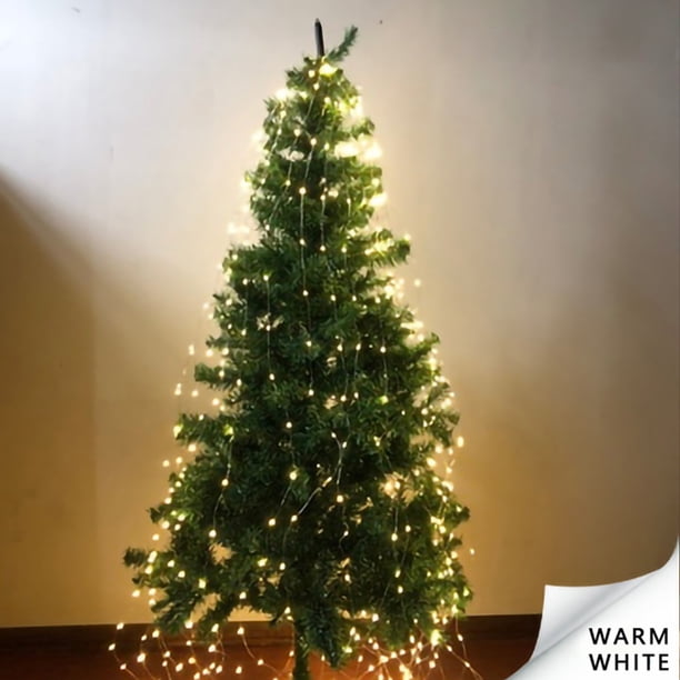 Luces de vid de árbol de Navidad Led luces de cadena de decoración de fondo de vacaciones impermeables Wmkox8yii gf8287