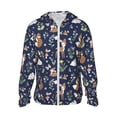 thumbnail image 1 of Balery Animals And Wildflowers Sudadera ligera de manga larga con capucha y protección solar UPF 50+ para hombre y mujer, ideal para pesca y running-3X-Large, 1 of 7