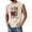 White, variant on Patriotic Men's Sleeveless Tee with 250 Years Freedom Graphic and Classic American Flag Design Featuring Vintage Distressed Look Crew Neck Cut Black L
