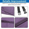 thumbnail image 6 of Unique Bargains 1PC Motorcycle Cover All Season Universal Weather Waterproof with Storage Bag Fits Up to 86.61'' L Purple, 6 of 7