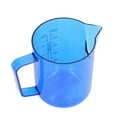 thumbnail image 4 of 600ml Acrylic Coffee Pitcher Cup With Eagle Mouth Type Water Outlet Anti Break Frothing PitcherBlue, 4 of 9
