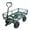 Green, variant on Aukfa Utility Garden Cart, Heavy Duty Metal Wagon Cart with Rotating Handle, Removable Sides/10" Wheels for Outdoor Hauling/Gardening, Black