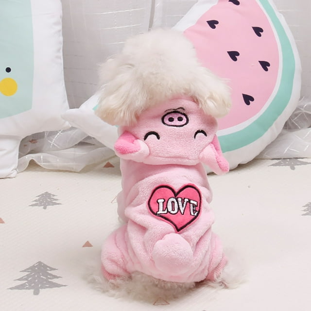 Ropa para Mascotas Xihbxyly Abrigo Vestido Cerdo Transfiguración