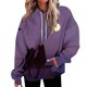 thumbnail image 1 of Gibobby Sudaderas con cremallera para mujer Sudadera con capucha para mujer, suéter con estampado de , sudadera de manga larga, camisas, Tops informales Vintage （Q， S), 1 of 4