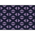 thumbnail image 1 of Ahgly Company Machine Washable Indoor Rectangle Transitional Midnight Gray Area Rugs, 2' x 4', 1 of 7