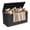 230 Gallon, variant on Leumius 230 Gallon Large Outdoor Deck Box, Lockable Waterproof Outdoor Storage Boxes For Garden Tools,Tools Storage and Sports/Pools Equipment,Black