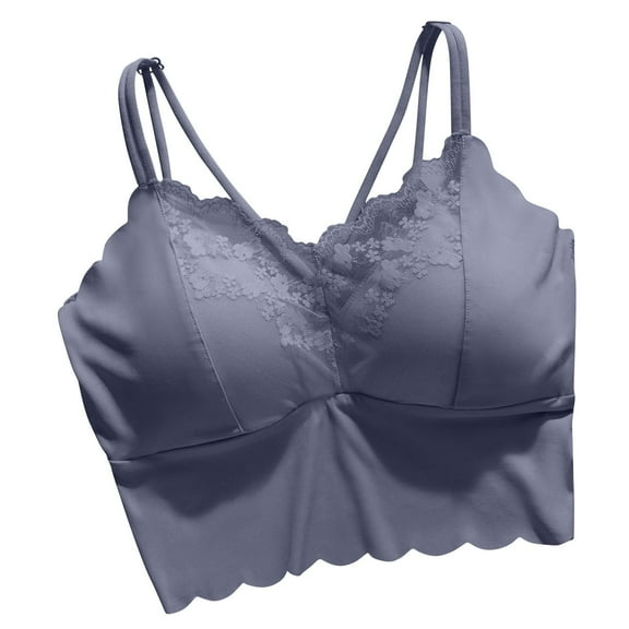 Levmjia Women Lace Bras Bralette No Underwire Push Up Comfortable Wireless T Shirt for Everyday Wear Plus Size S XL Multiple Colors