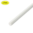 thumbnail image 1 of Varilla Redonda de Plástico, 1/4" Diámetro 20" Longitud, Varilla Redonda de FRP Fibra de Vidrio Ingeniería Varillas Redondas 2pcs, 1 of 5