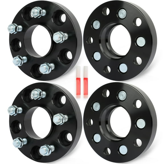 cciyu 5x5 to 5x4.5 Wheel spacers adapters 1 inch 5X139.7 to 5X114.3 71.5 mm CB with 1/2" Accessories fit for Jeep for Commander for Grand Cherokee for Wrangler 4 pcs