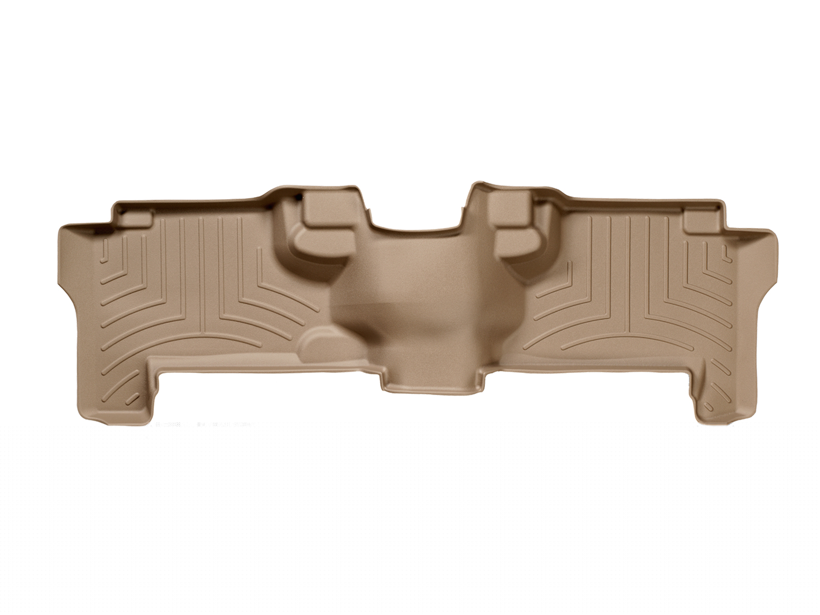 WeatherTech Custom Fit FloorLiners compatible with TrailBlazer, Rainier, Envoy, Envoy Denali, Ascender, Bravada - 2nd Row, Tan