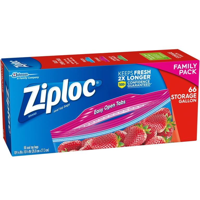 Ziploc®, Ziploc® Brand Storage Bags Gallon featuring new holiday designs