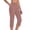 Pink, variant on Tqcoqu Womens Capri Pants High Waisted Straight Leg Yoga Leggings with Pockets Workout Summer Pants,Army Green,Women's S-XXL