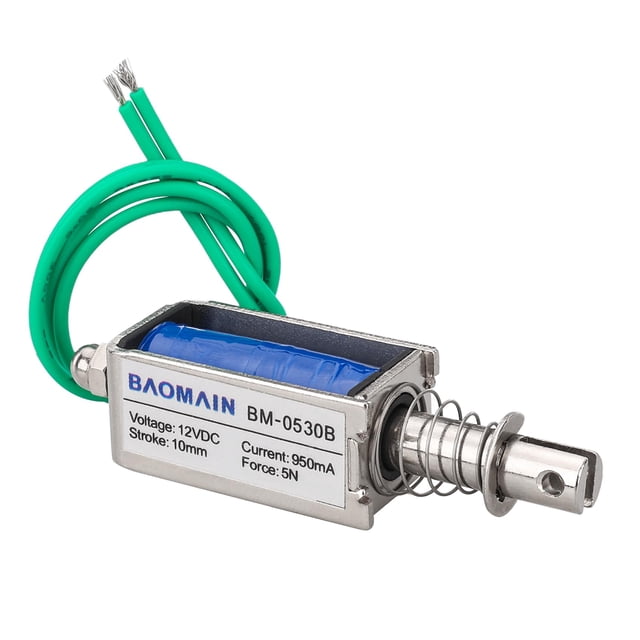 Electroimán Solenoide Baomain BM-0530B DC 12V 5N 10mm