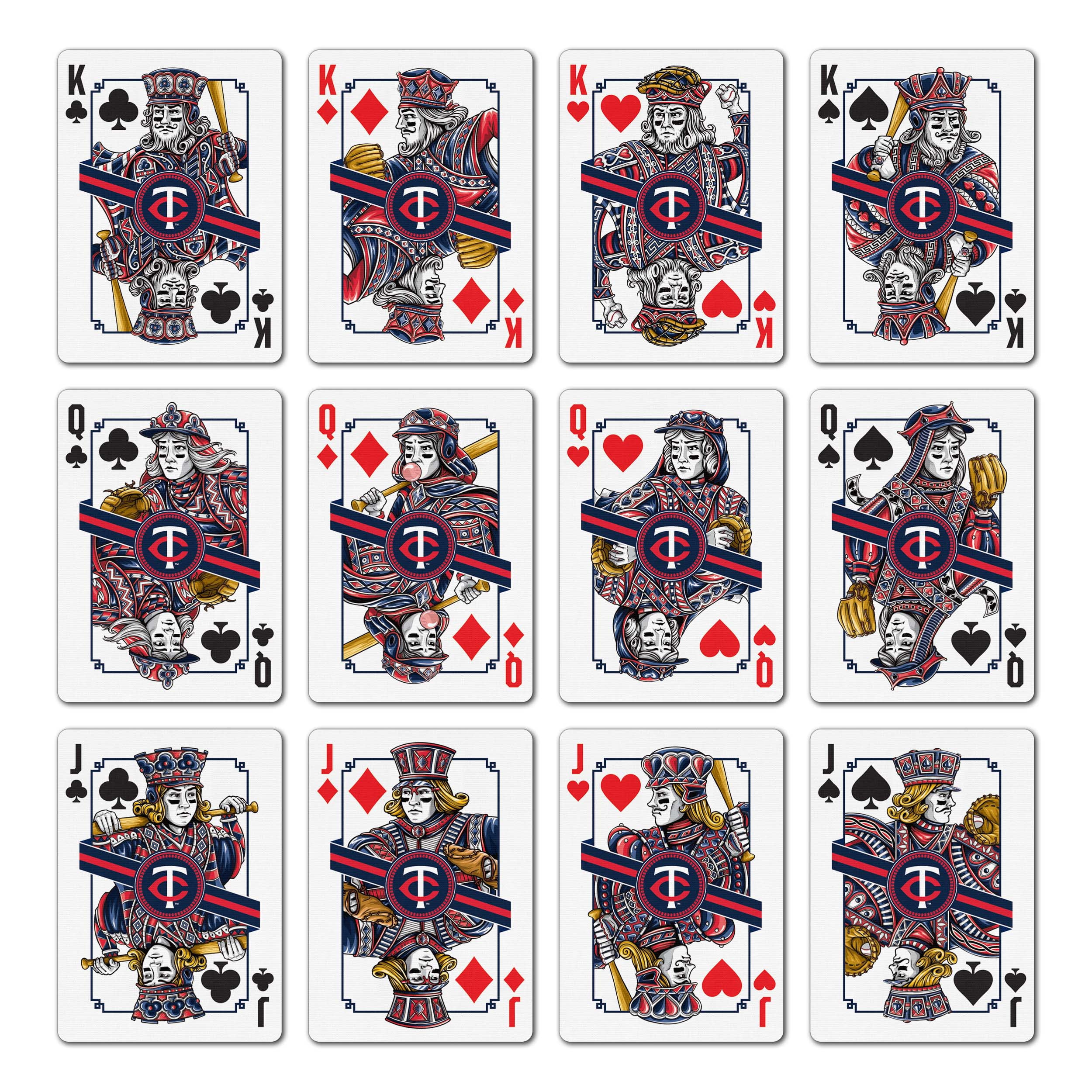 YouTheFan MLB Minnesota Twins Classic Series Playing Cards