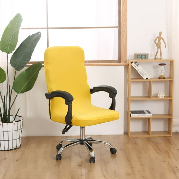 Fundas de almohada, funda de almohada, funda de silla elástica cepillada de color sólido, suave y cómoda, funda de asiento a prueba de agua, adecuada para sillas de comedor, cojín suave.