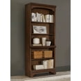thumbnail image 2 of Hartshill 78-inch 5-shelf Bookcase Burnished Oak, 2 of 8