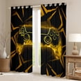 thumbnail image 2 of jejeloiu Console Game Lovers Blackout Curtains Set of 2 (52x84 Each),Neon Orange Gamepad Window Curtains,Modern Video Games Curtains and Drapes For Boys Teens,Ultra Soft Home Decor, 2 of 6