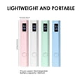 thumbnail image 3 of Portable Nail Dryer Lamp with Timer & Digital Display, Rechargeable Led Nail Light for Fast Drying at Home Or Salon, Manicure Tool for Gel & Acrylic Nails, 3 of 8