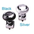 thumbnail image 4 of Hypersonic Vehicle Power Handle Car Steering Wheel Spinner Accessory Knob Universal Fit for Car (Black), 4 of 10