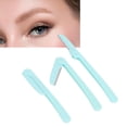 thumbnail image 3 of 3Pcs Eyebrow Shaper Set Cute Cartoon Pattern Portable Facial Face Razor with Thin Blades, Perfect for All Skin Types, 3 of 7