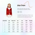 thumbnail image 7 of Aislor Girls Christmas Dance Cosplay Xmas Holiday Ice Skating Dress Red 8, 7 of 7