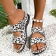 thumbnail image 2 of WILLBEST Sandalias De Plataforma Con Estampado De Leopardo Para Mujer, Zapatos Informales De Cuña Con Punta Abierta, Cómodos Para La Playa, Para Verano, 2 of 9